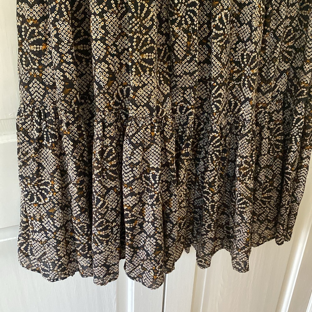 Ulla Johnson Black and Cream Floral Maxi Dress - Picture 5 of 16